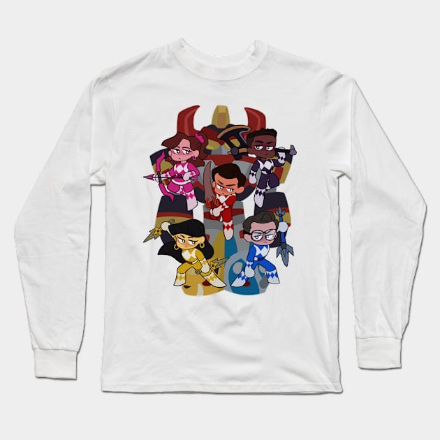 Power Rangers Long Sleeve T-Shirt by mimiranger